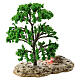 Árvore com luz efeito chama miniatura para presépio Moranduzzo com figuras altura média 10-12 cm s2