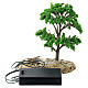 Árvore com luz efeito chama miniatura para presépio Moranduzzo com figuras altura média 10-12 cm s4