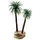 Palm trees with flame-effect for Moranduzzo Nativity Scene with 10-12 cm characters s1