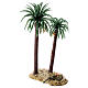 Palme con lampada effetto fiamma presepe Moranduzzo 10-12 cm s3
