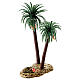 Palm tree with flame effect bulb nativity Moranduzzo 10-12 cm s2