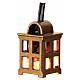 White light lantern h 3.5 cm for nativity scene 8-10 cm s1