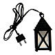 Lantern with low-voltage white light h 5 cm for DIY Nativity Scene with 10 cm characters s1