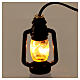 Lanterna de luz branca em miniatura estilo antigo 4 cm 3,5 V para presépio com figuras altura média 8-10 cm s2