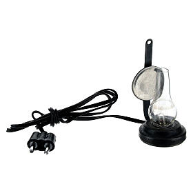 Electric oil lamp for Nativity Scene with 8-10 cm characters