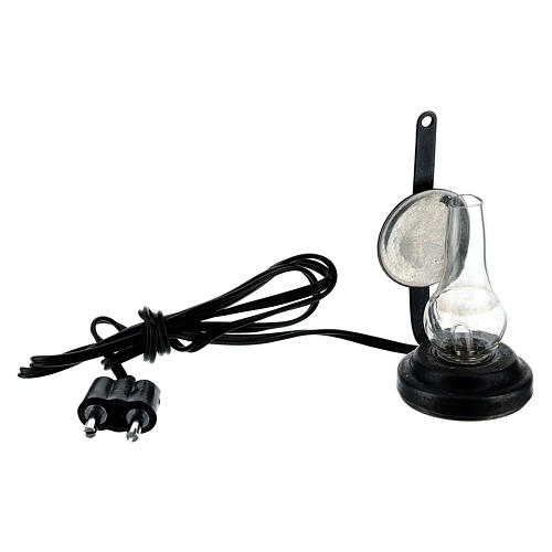 Lámpara de aceite eléctrica para belén 8-10 cm 1