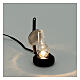 Lanterna em miniatura de estilo antigo baixa voltagem para presépio com figuras altura média 8-10 cm s2