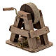 Wood grindstone with pedestal for Nativity Scene with 12 cm characters s2