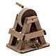 Wooden grinder with pedestal for 12 cm nativity s3