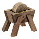 Grinder's wood grindstone with metal details for Nativity Scene with 12 cm figurines s4