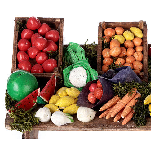 Mostrador grande fruta belén 15 cm 2