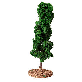 Poplar tree figurine H 13 cm for 6 cm nativity