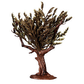 Albero foglie verdi presepe H 14 cm adatto statue H 6 cm