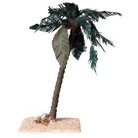 Classic single palm tree h 18 cm for Nativity Scene of 8 cm