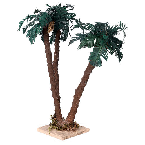 Triple palm tree for Nativity Scene h 30 cm 2