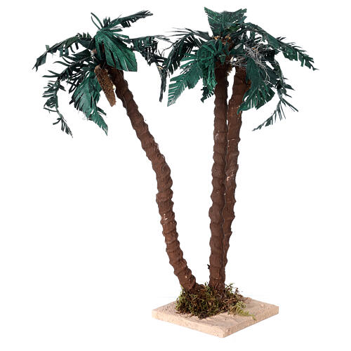 Triple palm tree for Nativity Scene h 30 cm 3