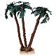Triple palm tree figurine H 30 cm s1