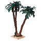 Triple palm tree figurine H 30 cm s2