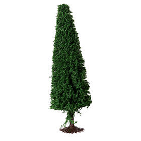 Set 3 pinetti 8/12/15 cm tronco base presepe 6/8 cm