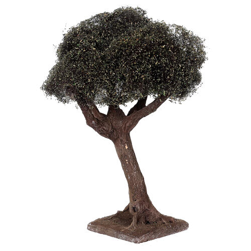 Árbol olivo simple para belén napolitano 6-8 cm altura real 15 cm 2