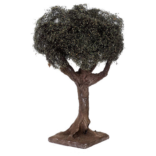Árbol olivo simple para belén napolitano 6-8 cm altura real 15 cm 3
