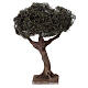 Simple olive tree figurine for nativity 6-8 cm real height 15 cm s1