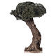 Curved olive tree for Neapolitan Nativity Scene with 6-8 cm characters, real height 20 cm s3