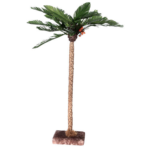 Palmeira em miniatura para presépio napolitano com figuras altura média 10-12 cm; altura real: 45 cm 1