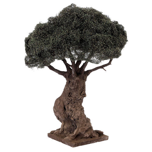 Old olive tree for Neapolitan Nativity Scene with 10-12 cm characters, real height 25 cm 4