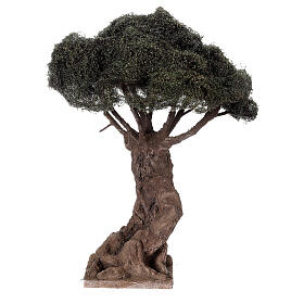 Albero ulivo lavorato presepe napoletano 8 cm altezza reale 25 cm