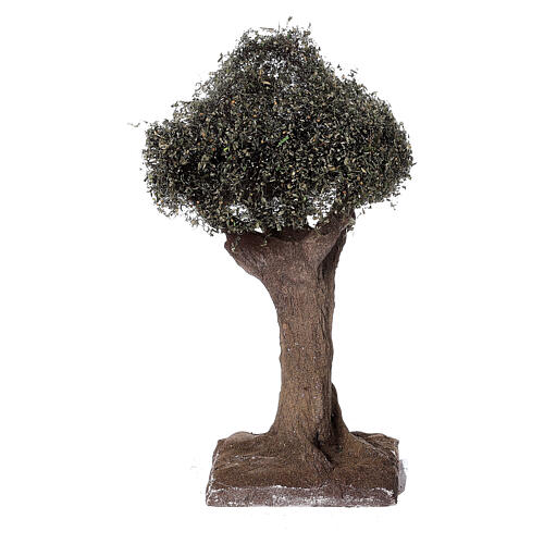 Einfacher Olivenbaum für neapolitanische Krippe 4-6 cm echte Höhe, 10 cm 1