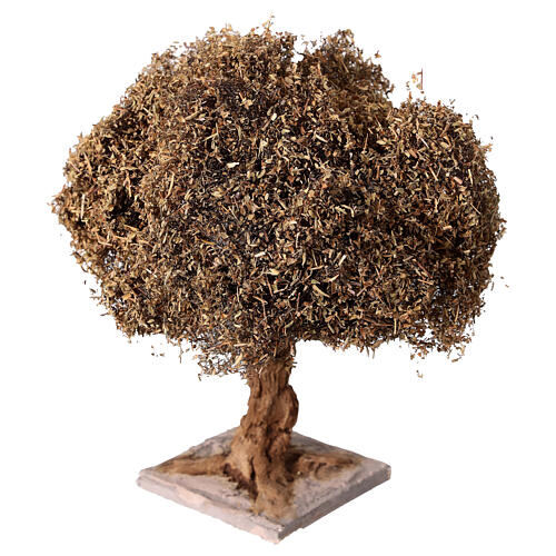 Árbol olivo simple para belén napolitano 4-6 cm altura real 10 cm 2