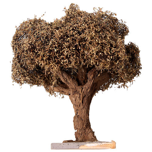 Árbol olivo simple para belén napolitano 4-6 cm altura real 10 cm 3