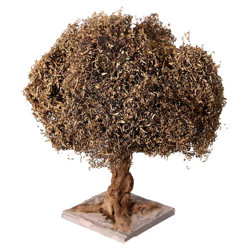 Albero ulivo semplice per presepe napoletano 4-6 cm altezza reale 10 cm 2