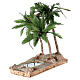 Palma triple con oasis para belén napolitano de 8-10 cm altura real 38 cm s3