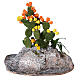 Cactus sur rocher 15x15 cm pour crèche napolitaine de 6-8 cm s4