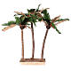 Set of three palm trees for Neapolitan Nativity Scene with 8-10 cm characters, real height 35 cm s1