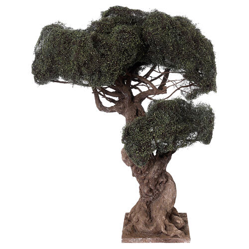 Árvore de oliveira ramificada para presépio napolitano com figuras de altura média 12-14-16 cm; altura real: 35 cm 1