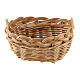 Miniature wicker basket for nativity 16 cm 5x4x3 cm s1