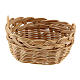 Miniature wicker basket for nativity 16 cm 5x4x3 cm s4