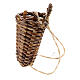 Conical wicker basket to carry on the back for DIY Nativity Scene with 12 cm characters s4