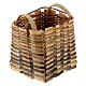 Wicker basket with handles for 16 cm nativity 5x5x6 cm s3