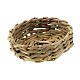 Round wicker basket of 3.5 cm for DIY Nativity Scene with 12 cm characters s3