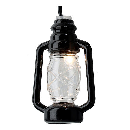Oil lamp with low voltage plug 1
