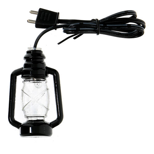 Oil lamp with low voltage plug 2