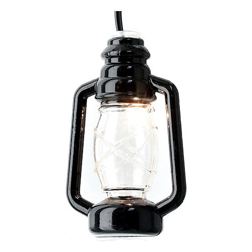 Oil lamp with low voltage plug 3