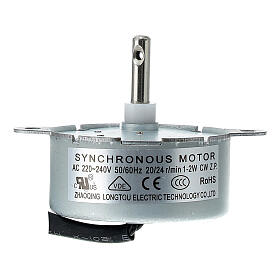 Small gear motor for mouvements 20 t/m 2W