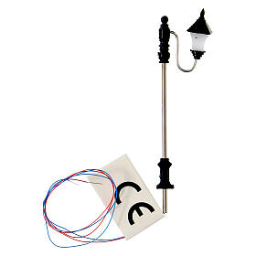 Lampião 7 cm luz única 3V para presépio com figuras de 4 cm