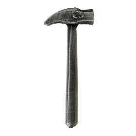 Metallic hammer for Neapolitan Nativity Scene with 15-20 cm characters