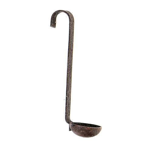 Concha metal para presépio napolitano com figuras de 15 cm 2